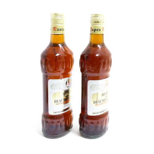 1147 - Two bottles of Cave des Vignerons, Beaumes de Venise muscat dessert wine, 75cl (2)