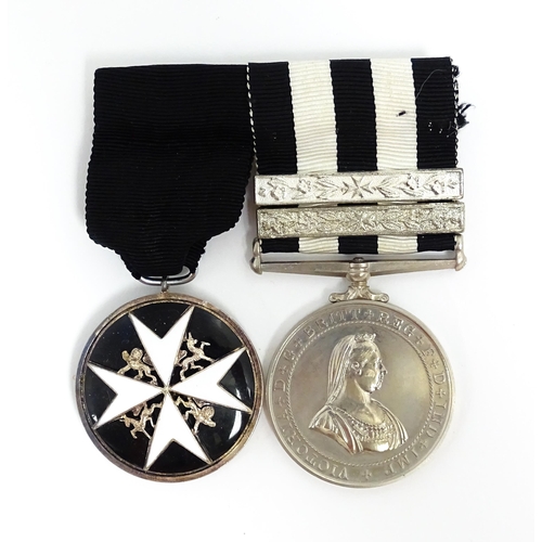 1222 - A quantity of St John's Ambulance items comprising a medal group of an Order of St John KstJ (with m... 