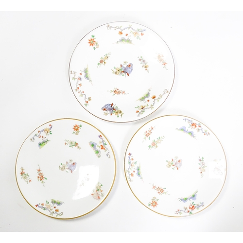 165 - A quantity of Royal Worcester tea wares decorated in the Windsor pattern. Together with five Royal W... 