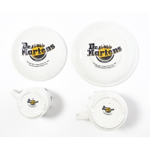 220 - A quantity of Dr Martens Air Wair dinner and tea wares with eyelet detail to include plates, bowls, ... 