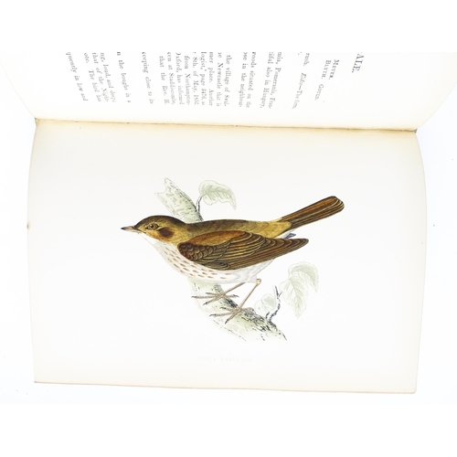 1008 - Books: A History of British Birds, Volumes 1-6, by the Rev. F. O. Morris, Second edition. Published ... 