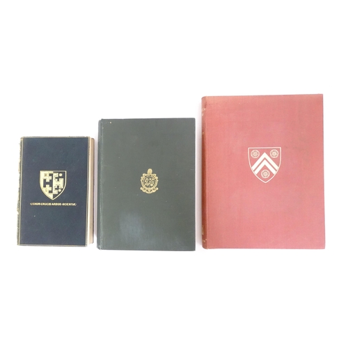 1015 - Books: Two books relating to Winchester College comprising A History of Winchester College, by Arthu... 