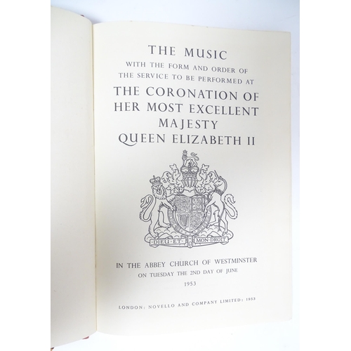 1016 - Books: A quantity of books and ephemera relating to coronations, etc. to include The Coronation of H... 