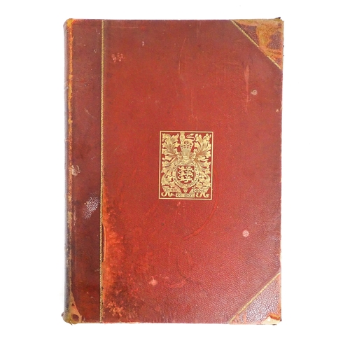 1021 - Book: The Survey Atlas of England & Wales, compiled under the direction of J. G. Bartholomew. Publis... 