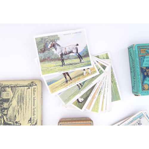 1944 - A quantity of cigarette cards in albums and loose, series to include Players: Birds & Their Young, A... 