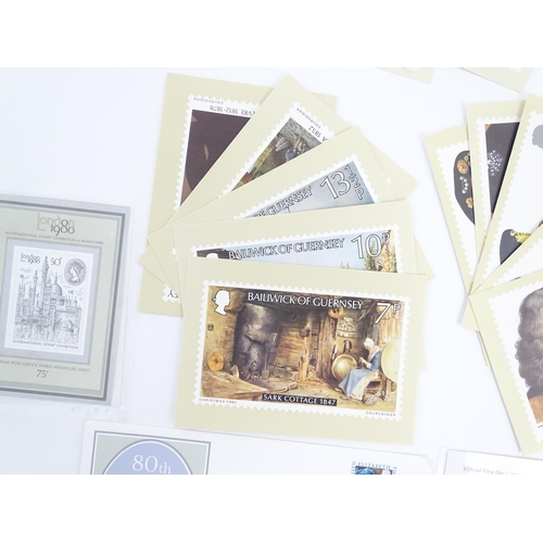 1945 - A quantity of First Day Covers, Post Office post cards and stamps, including a 1966 Battle of Hastin... 