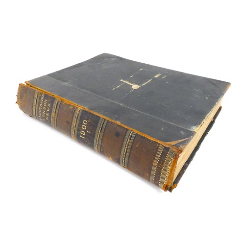 1020 - Book: A bound volume containing London Illustrated News, from January - June 1900