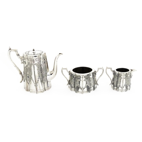 564 - A quantity of assorted silver plated items o include ladles, part tea set, tazza, quaich, bon bon di... 