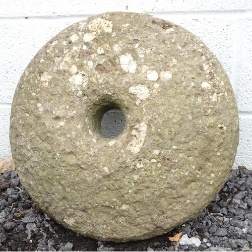 1311 - A mill stone wheel. Approx 19 1/2