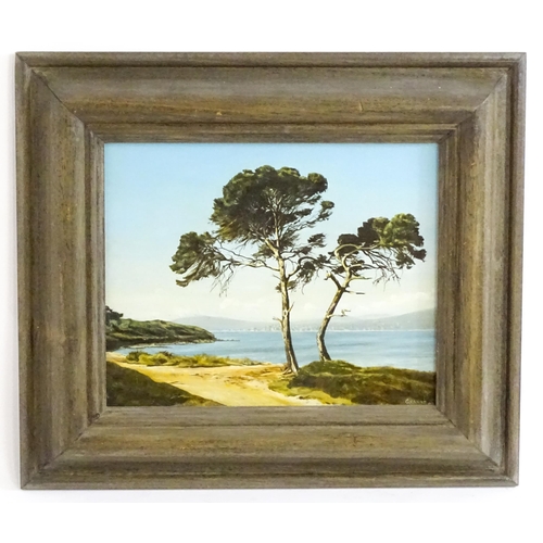 1648 - Granat, 20th century, Oil on canvas, A Mediterranean coastal scene. Signed and dated (19)99 lower le... 