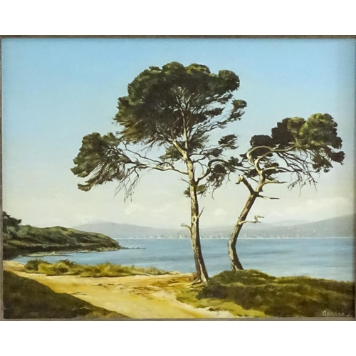 1648 - Granat, 20th century, Oil on canvas, A Mediterranean coastal scene. Signed and dated (19)99 lower le... 