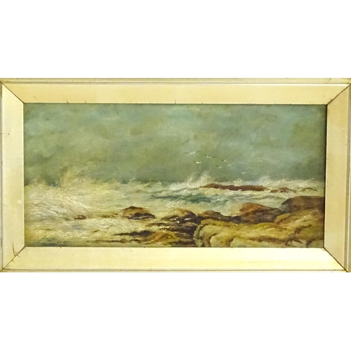 1692 - Manner of Sarah Louise Kilpack, Late 19th / early 20th century, Oil on canvas, A pair of coastal sce... 