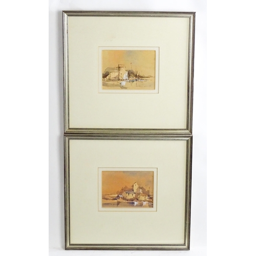 1777 - Anthony Pearce (b. 1933), Watercolours, Old Leigh Essex, A pair of coastal scenes. Both signed lower... 