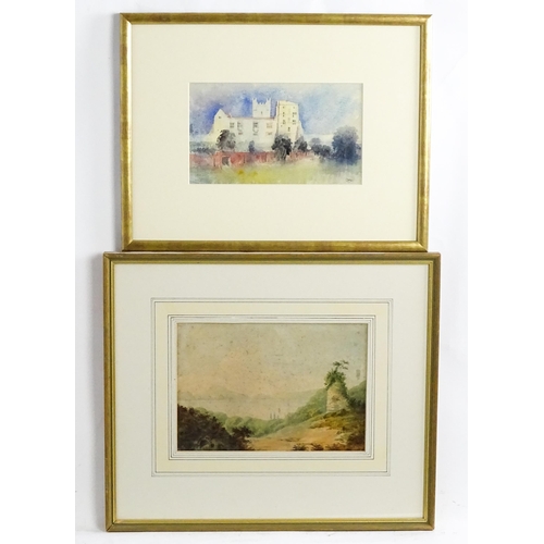 1779 - John Hutchinson (1935-2018), Watercolour, Helmsley Castle. Signed with monogram and dated (19)94 low... 