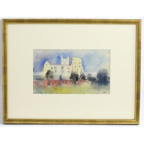 1779 - John Hutchinson (1935-2018), Watercolour, Helmsley Castle. Signed with monogram and dated (19)94 low... 