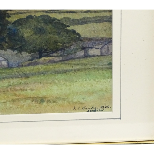 1802 - Isabel Violet Banks, Early 20th century, Watercolour, Scobitor Farm, Dartmoor. Scobitor is known for... 