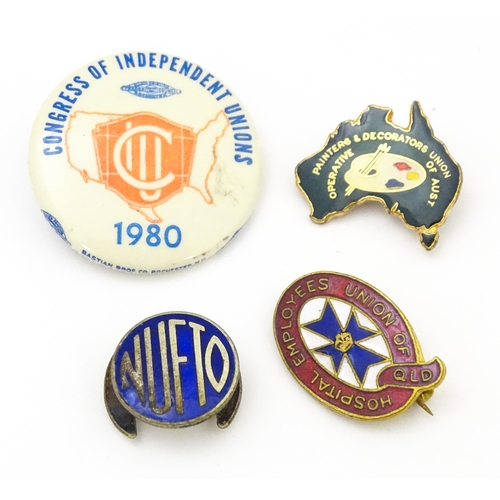 1972 - Trade Union Interest: a quantity of assorted mid to late 20thC British and international membership ... 