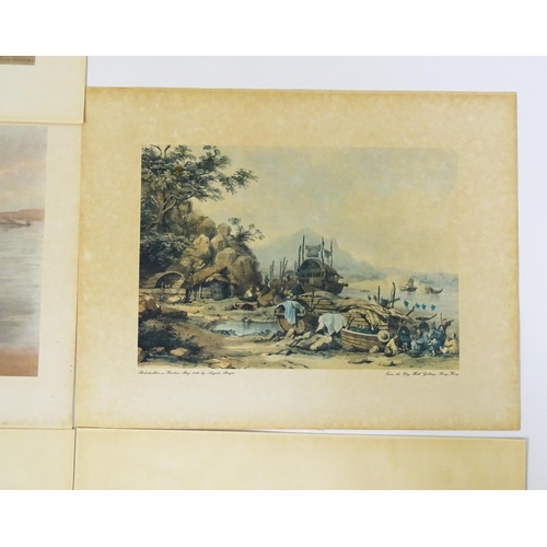 1868 - After Murdoch Bruce (1815-1848), Eleven lithographic prints of Hong Kong, Comprising View of Victori... 