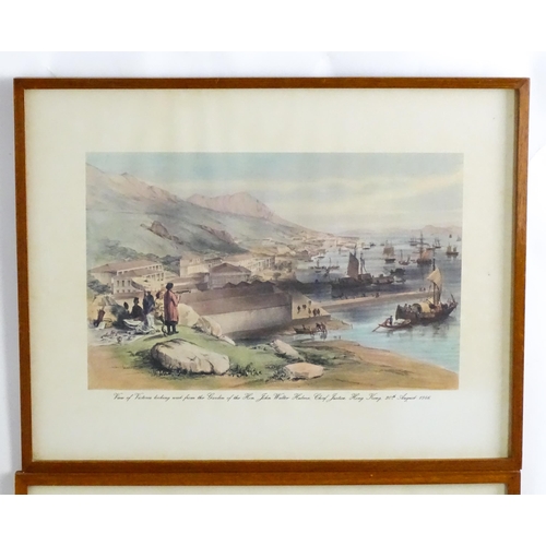 1868 - After Murdoch Bruce (1815-1848), Eleven lithographic prints of Hong Kong, Comprising View of Victori... 