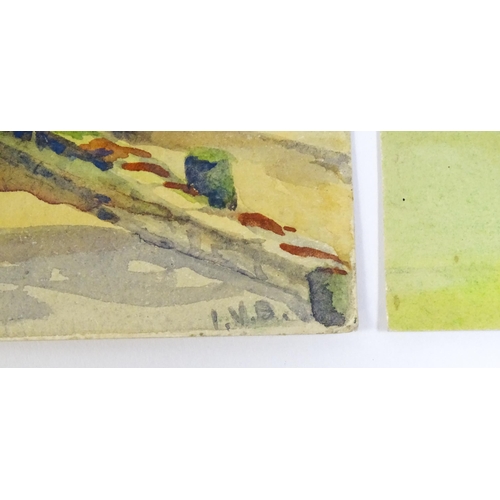 1902 - Isabel Violet Banks, 20th century, Watercolour, Five assorted scenes to include haymaking, a woodlan... 