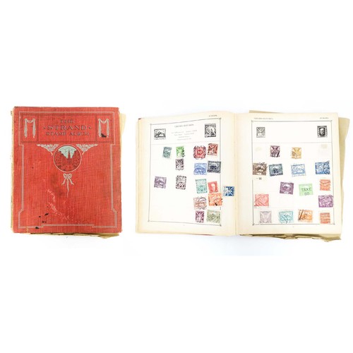 1951 - A Strand stamp album to include 19thC and later worldwide postage stamps, including George V Hong Ko... 