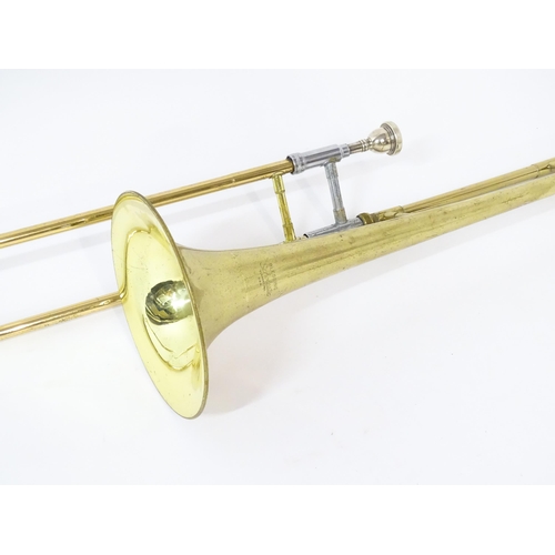 20 - A late 20thC Blessing Scholastic trombone, approx  45