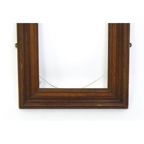 110 - A late 19th / early 20thC oak frame. Aperture approx. 20