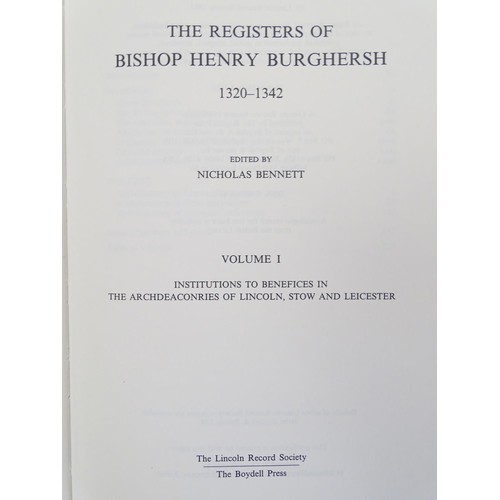 120 - Books: The Bede Roll of the Fraternity of St. Nicholas, edited by NW and VA James, vols I & II. Toge... 