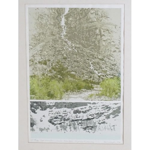 172 - Bob Chaplin (b. 1927), Limited edition print no. 10/50 and artist's proof, Norwegian landscape scene... 