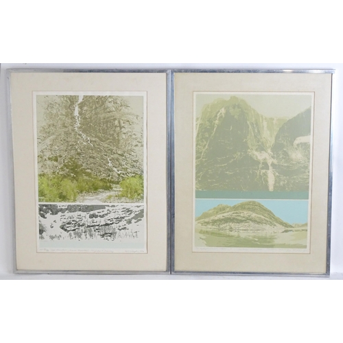 172 - Bob Chaplin (b. 1927), Limited edition print no. 10/50 and artist's proof, Norwegian landscape scene... 