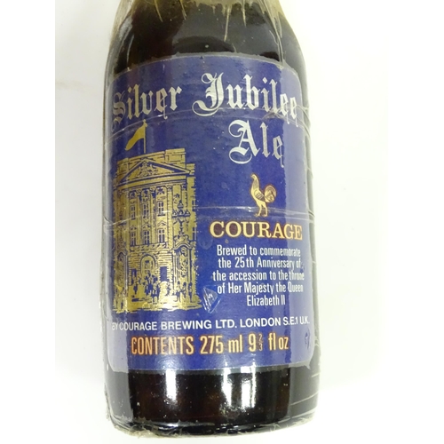 212 - A quantity of late 20thC commemorative bottles of beer / ale / bitter / lager , including brews by E... 