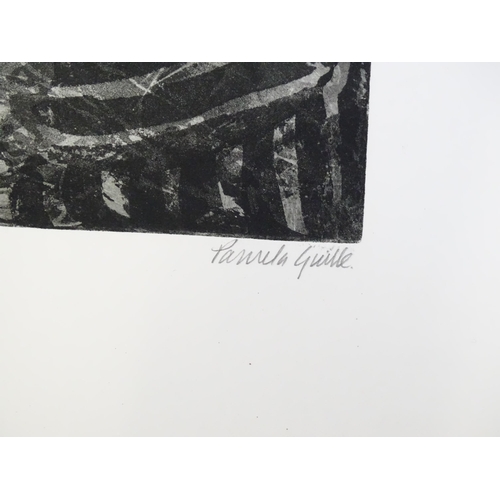 233 - Pamela Guille, 20th century, A large quantity of assorted etchings, prints, watercolour etc. to incl... 