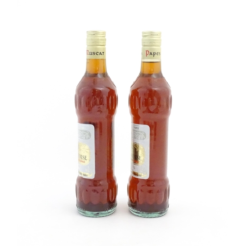 366 - Two bottles of Cave des Vignerons, Beaumes de Venise muscat dessert wine, 75cl (2)