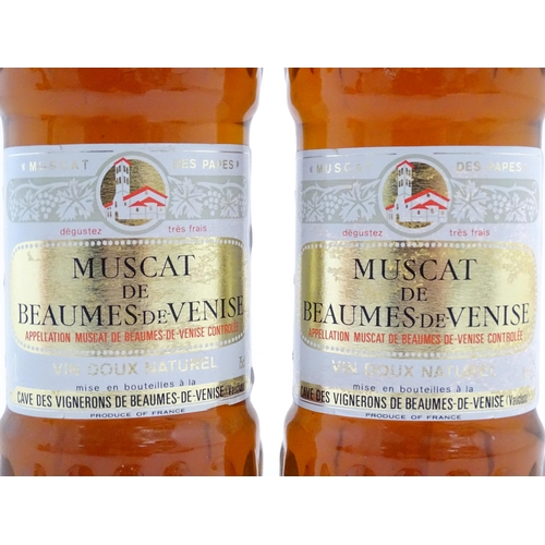 366 - Two bottles of Cave des Vignerons, Beaumes de Venise muscat dessert wine, 75cl (2)