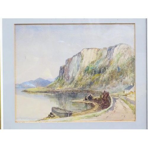 438 - A quantity of assorted 19th century and later watercolours to include a river landscape with windmil... 