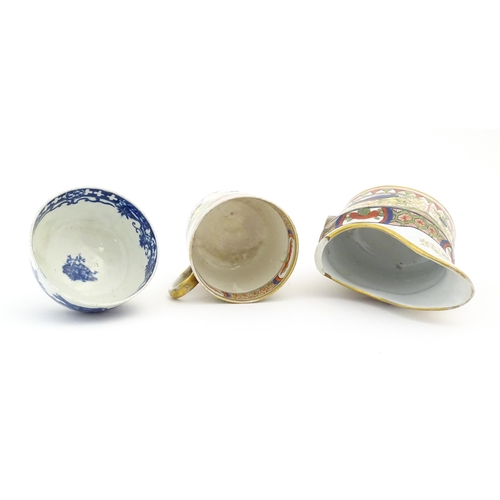 455 - Four items of Royal Worcester to include three items in the Kylin pattern comprising cup, saucer and... 