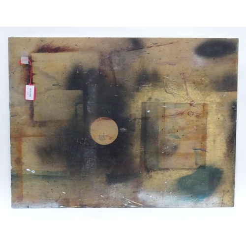 218 - Three 21stC mixed media works in the manner of Bryony Leatherbarrow, to include two abstract composi... 