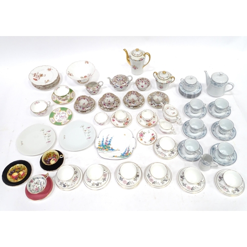 277 - A quantity of assorted tea / coffee wares to include cups and saucers, trios, cake / sandwich plates... 