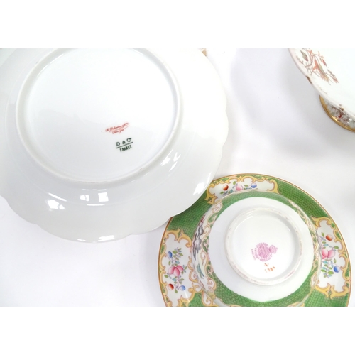 277 - A quantity of assorted tea / coffee wares to include cups and saucers, trios, cake / sandwich plates... 