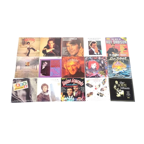 303 - A quantity of 33 rpm vinyl records, LPs including albums and compilations by Tammy Wynette, The Alli... 