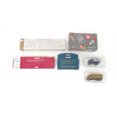 373 - Toys: Assorted scale model / die cast vehicles to include Corgi Classics Thornycroft Bus, Lledo Roya... 