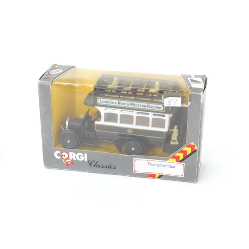 373 - Toys: Assorted scale model / die cast vehicles to include Corgi Classics Thornycroft Bus, Lledo Roya... 