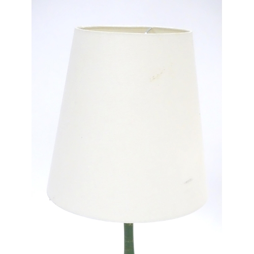 238 - Two modern table lamps with shades, the largest approx. 28 1/2