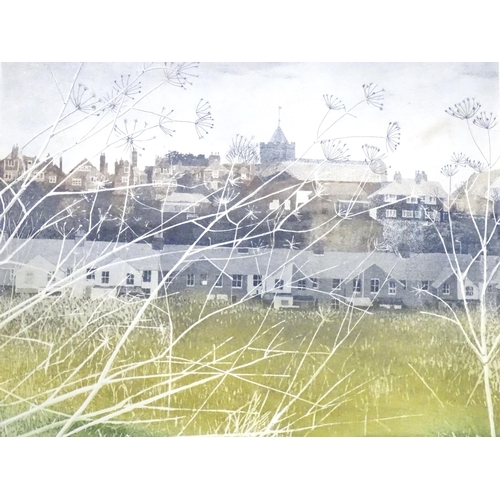 252 - Five assorted signed / limited edition prints to include Scotney Castle by Alex Packham, an etching ... 