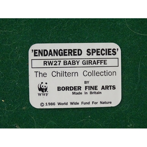 297 - A quantity of assorted cast animals to include Border Fine Arts The Scrounger, Polar Bear & Cub, Wel... 