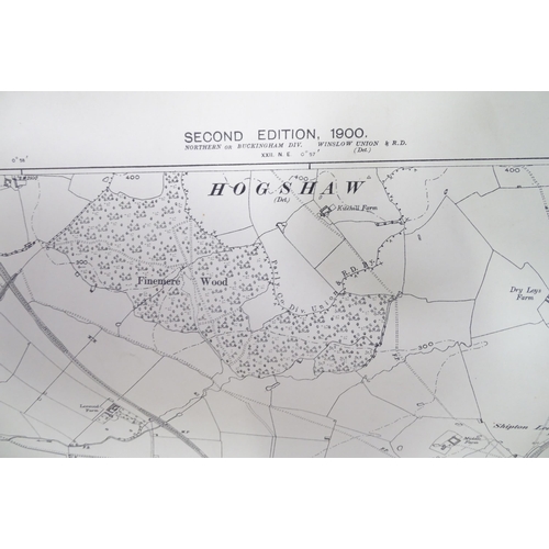 312 - A quantity of 20thC British Geographical Survey maps including photographic reprints, areas includin... 