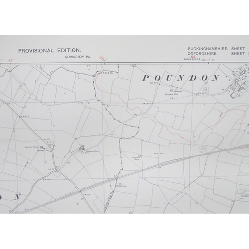 312 - A quantity of 20thC British Geographical Survey maps including photographic reprints, areas includin... 