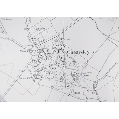 312 - A quantity of 20thC British Geographical Survey maps including photographic reprints, areas includin... 