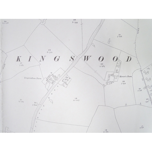 320 - Buckinghamshire local interest : a quantity of 20thC 1 : 25,000 Ordnance Survey maps, locations incl... 