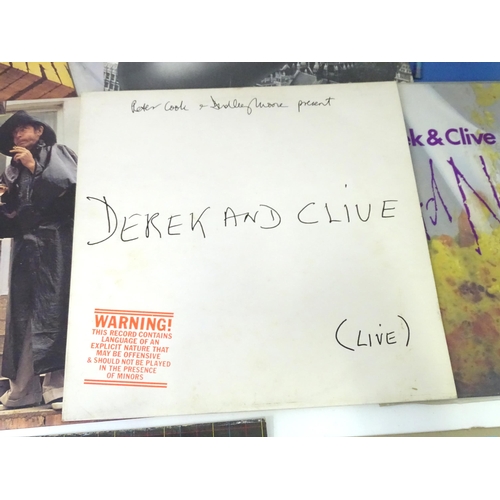 413 - A quantity of 33 rpm vinyl comedy LPs, including  Derek & Clive (Peter Cook & Dudley Moore), Monty P... 